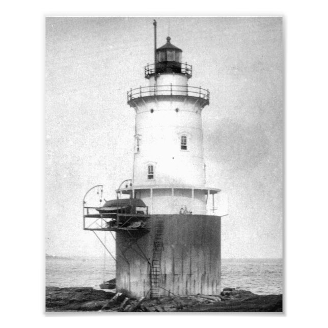 Whale Rock Lighthouse Photograph (Front)