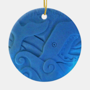 Whale Room at Hotel de Glace, Quebec, Canada Ceramic Ornament