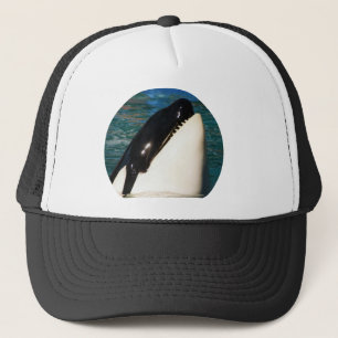 Whale Saying Hello Trucker Hat