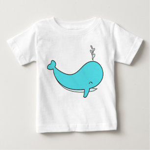 Whale, Sea, Water Baby T-Shirt