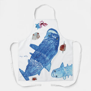 whale shark apron