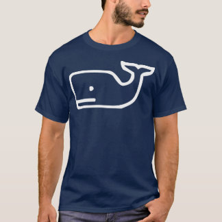 Whale Shark Beluga Orca Navy  T-Shirt