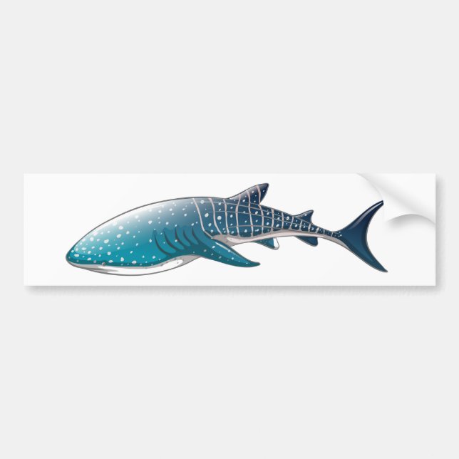 Whale shark bumper sticker (Front)