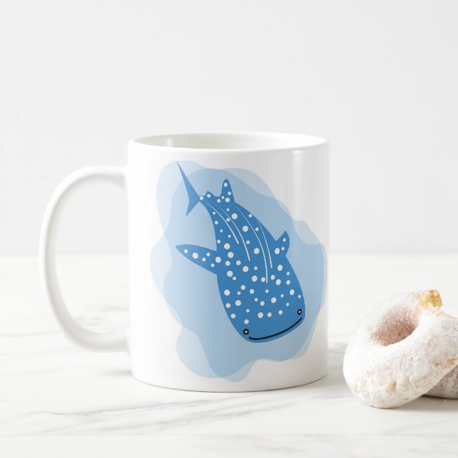 Whale shark coffee mug (With Donut)