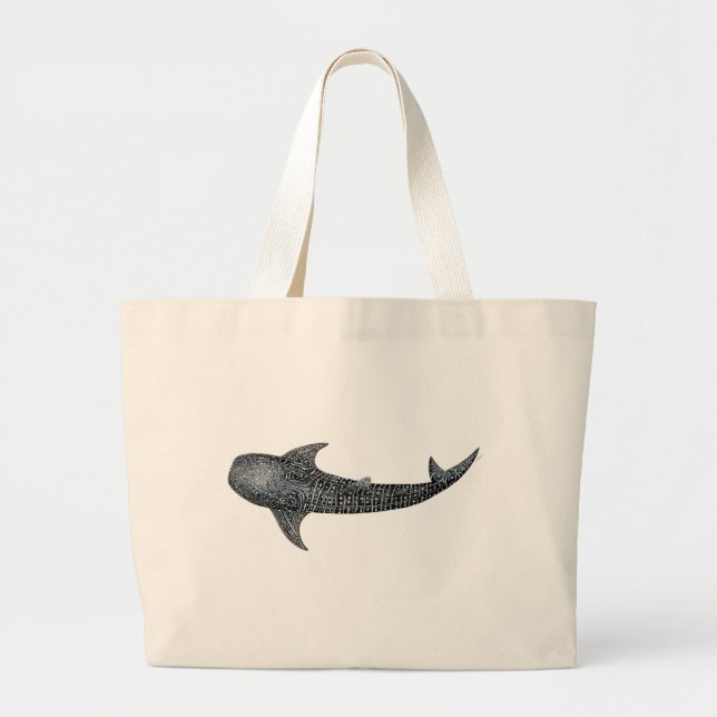 Whale shark large tote bag (Front)