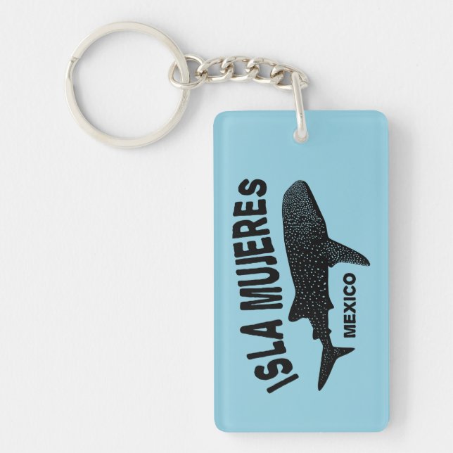 Whale Shark Scuba Diving | Isla Mujeres Key Ring (Front)