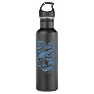 Whale Shark  Scuba Diving Snorkeling Tee  710 Ml Water Bottle