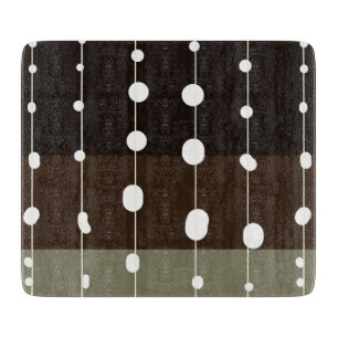 Whale Shark Spots and Stripes Pattern Cool Grey Cutting Board