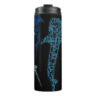 Whale shark thermal tumbler