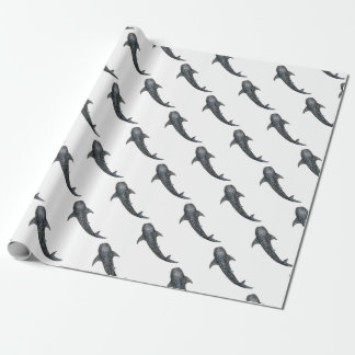 Whale shark wrapping paper