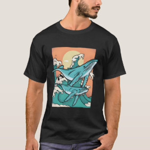 Whale Sharks Orca Beluga Whale Orcas Narwhal T-Shirt