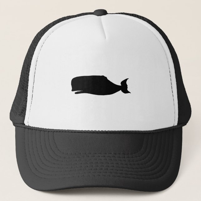 Whale Silhouette Trucker Hat (Front)