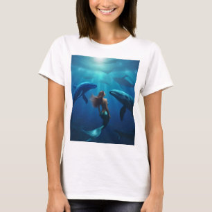 "Whale Song and Siren's Song: A Mermaid's Voyage, T-Shirt