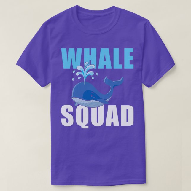 Whale Squad 1 T-Shirt (Design Front)