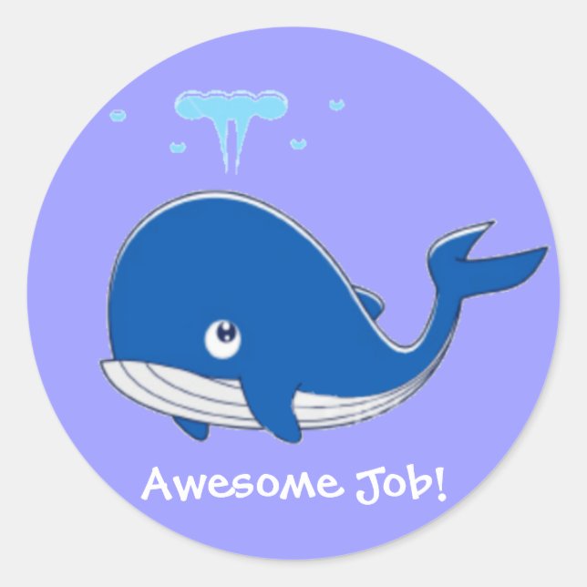 Whale Sticker (Front)