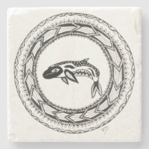 Whale Stone Coaster