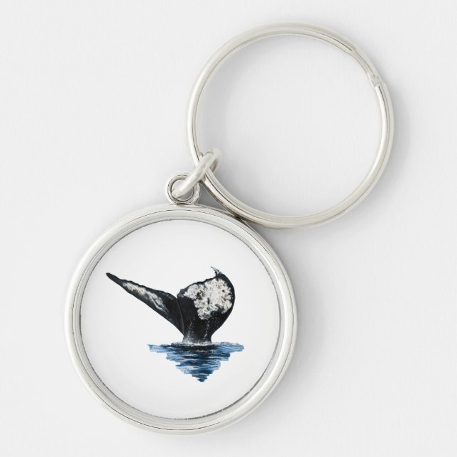 Whale Tail Key Ring (Front)