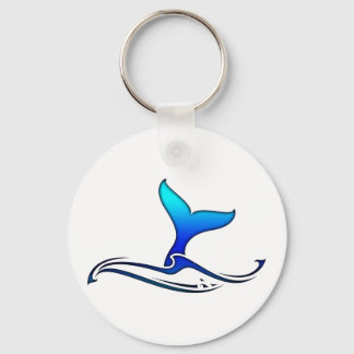 Whale Tail Key Ring