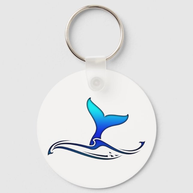 Whale Tail Key Ring (Front)