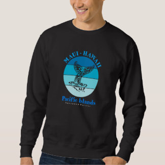 Whale Tail Maui Hawaii Ocean Sweatshirt