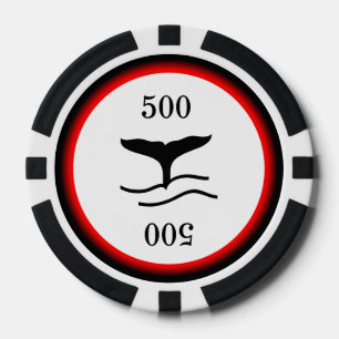 Whale Tail Poker Chips