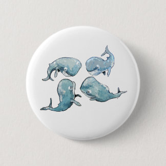 Whale Talk 6 Cm Round Badge