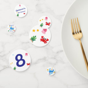 Whale Theme Summer Kids Birthday Party Confetti