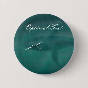 Whale Under Boat: Never Alone at Sea 6 Cm Round Badge