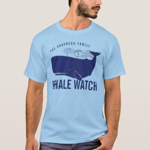 Whale Watch Family Name T-Shirt