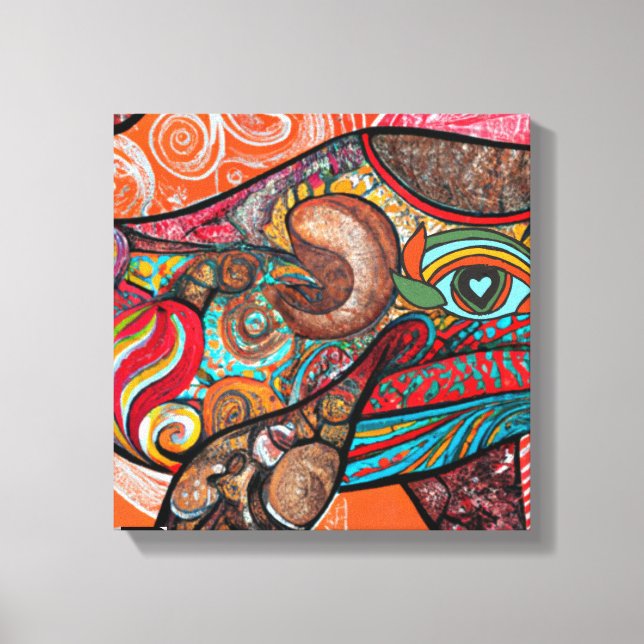 Whale Wow Canvas Print (Front)