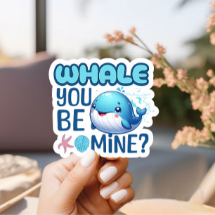 Whale You Be Mine Whale Pun Love