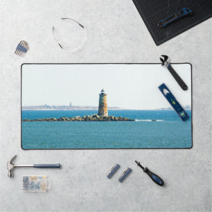 Whaleback Lighthouse Desk Mat