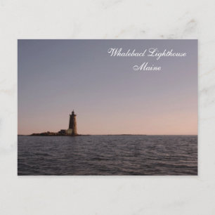 Whaleback Lighthouse, Maine  Postcard