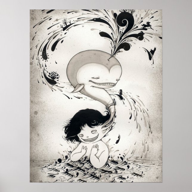 "Whaleless" Yan Wei | 闫威 Poster (Front)