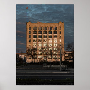 Whalen Building No 2 Colour Version Poster