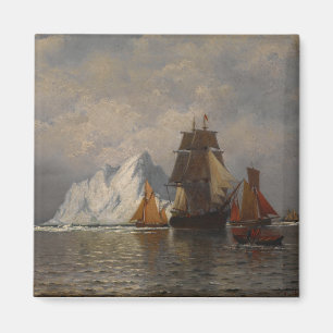 Whaler and Fishing Vessels near the Coast of Labra Magnet