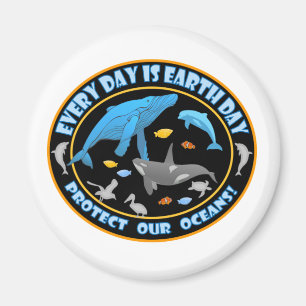 Whales and Dolphins Magnet