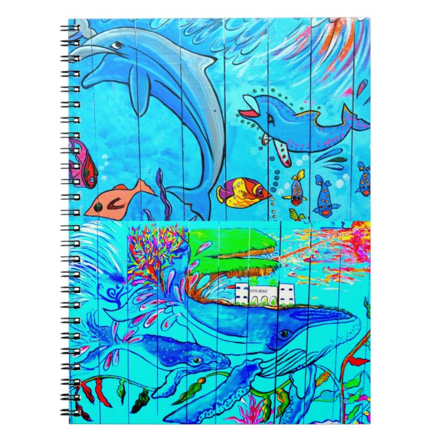 whales and dolphins notebook (Front)