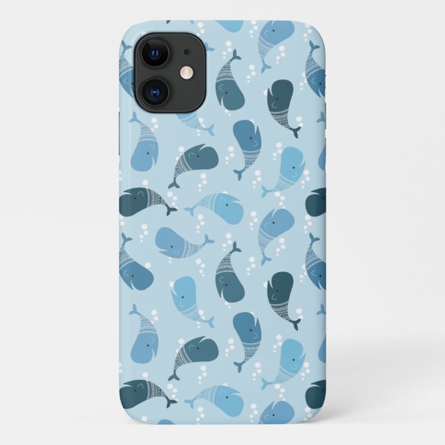 Whales Case-Mate iPhone Case (Back)