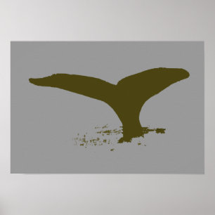 Whales for walls poster