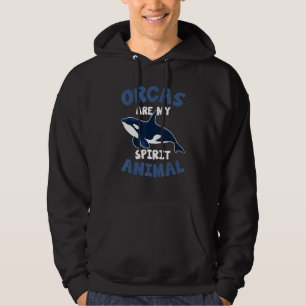 Whales Kids Orcas Are My Spirit Animal Orca Hoodie