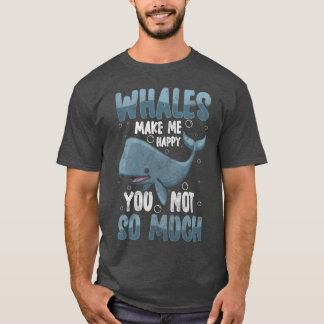 Whales Living Being Animal Protection Maritime fri T-Shirt