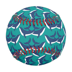 Whales Sea Animal Green Ocean Marine Mammal Baseball