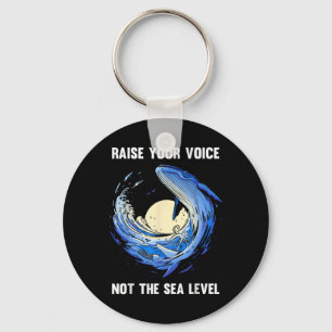 Whales Seas Environmental Protection Climate Key Ring