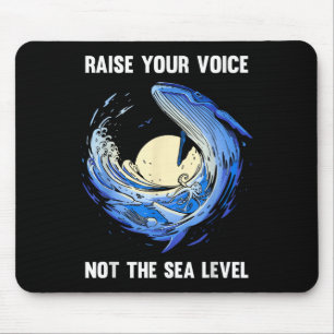 Whales Seas Environmental Protection Climate Mouse Pad