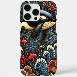 Whales Soaring in Ocean Splendour iPhone 16 Pro Max Case