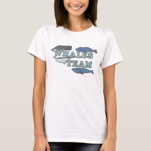 Whales Team Environmental Whale Lover T-Shirt