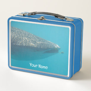 Whaleshark Close Up Portrait Ocean Australia Metal Lunch Box