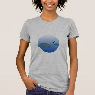 Whalesharks and Free Diver T-Shirt