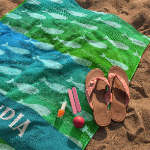 Whaley Cool Beach Towel – Custom Name Edition!